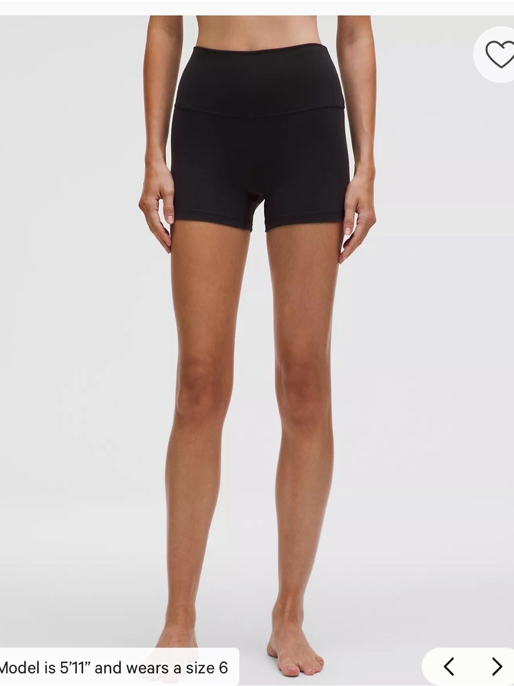 lululemon athletica Align High-Rise 4" Bike Shorts in Light Blue